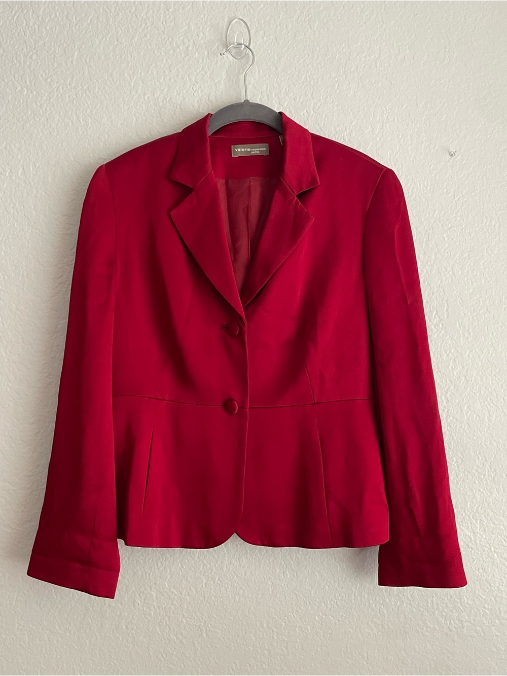 Valerie Stevens Beautiful Red Women's Suit Jacket